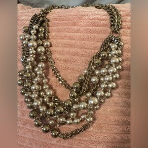 Stella & Dot faux pearl necklace